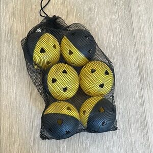 Softball size practice balls for indoors or not going far